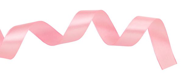 Mix Pink ribbon on a white background. - Photo, Image