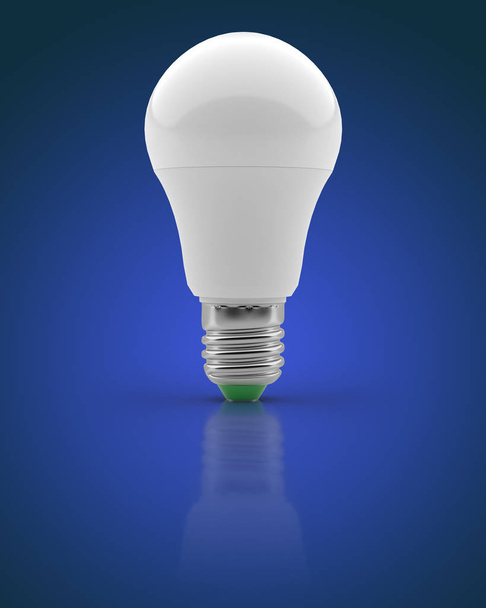 Светодиодная лампочка на изолированном фоне
 - Фото, изображение