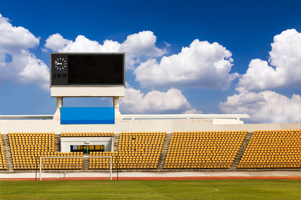 Estádio com placar
 - Foto, Imagem