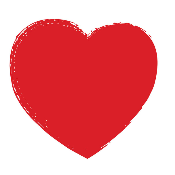 Distress Grunge Heart - Vektor, obrázek