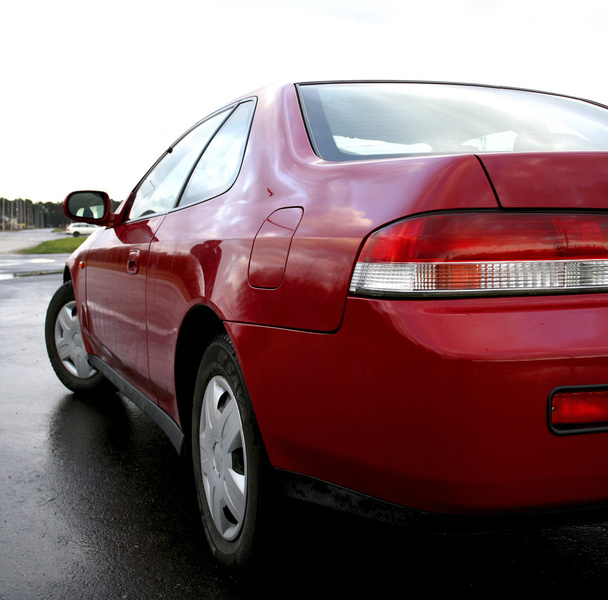 rode auto details - Foto, afbeelding