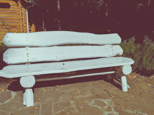 элементы деревянных скамеек уличного дизайна
 - Фото, изображение