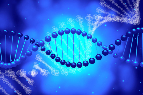 DNS láncok - nagy témák, mint a tudomány, a genetika, a biotechnológia, stb. - Fotó, kép