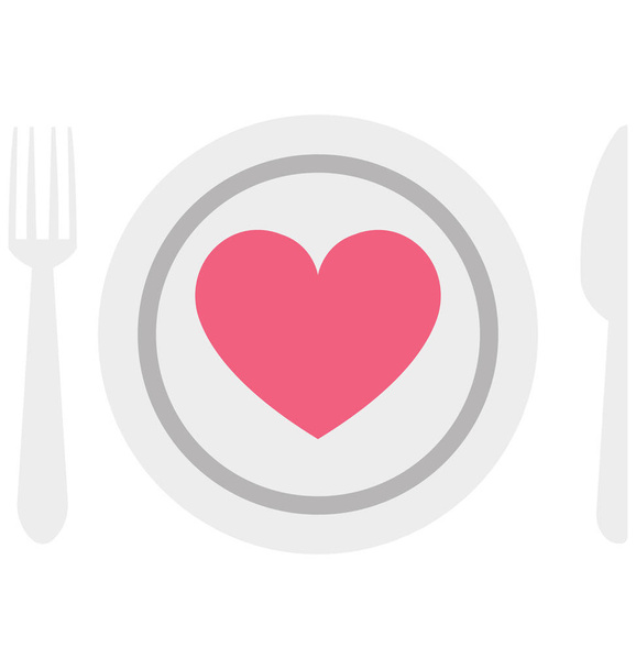 Dining Isolated Vector Icon that can be easily modified or edit - Vettoriali, immagini
