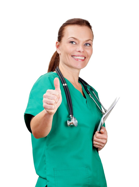Smiling woman doctor - Foto, afbeelding