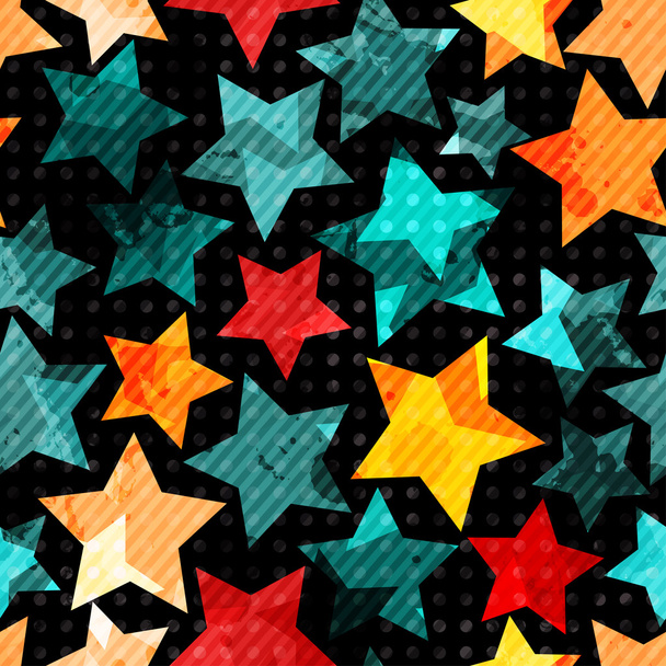abstract stars seamless - Vektor, obrázek