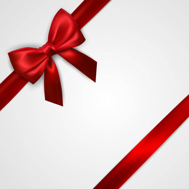 Fiocco rosso realistico con nastri rossi isolati su bianco. Elemento per la decorazione regali, saluti, vacanze. Illustrazione vettoriale
. - Vettoriali, immagini