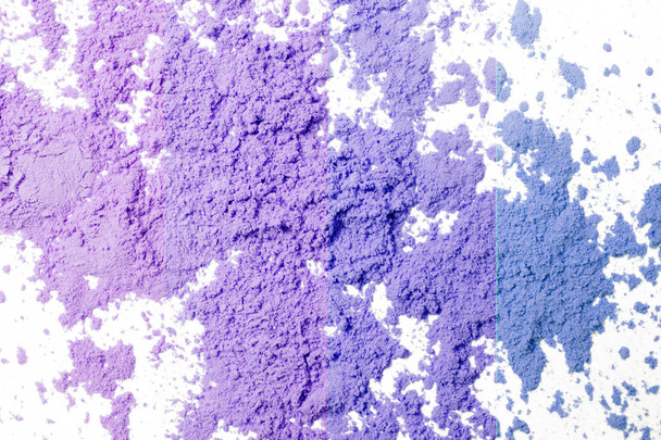 Make-up poeder achtergrond - paarse en blauwe tonen - Foto, afbeelding