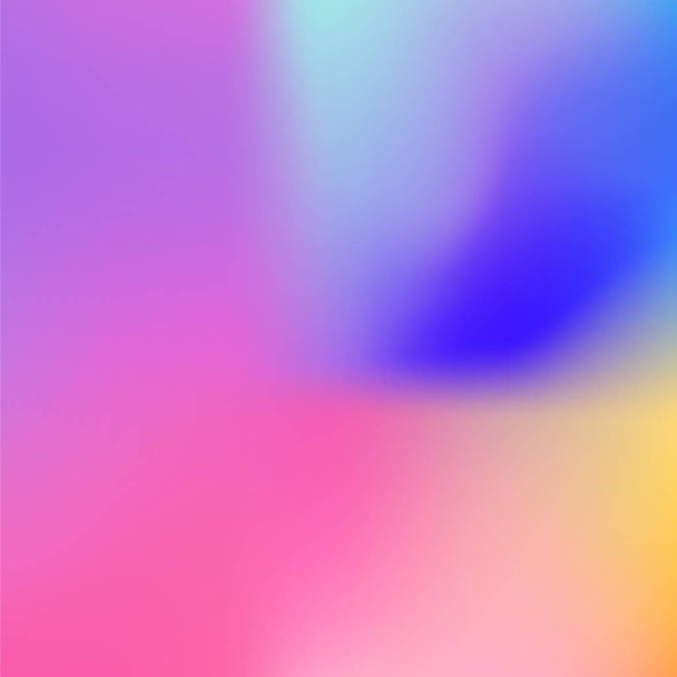 Abstraktní holografické pozadí v pastelových neonové barevné provedení. Rozmazané tapeta. Vektorové ilustrace pro svůj moderní styl trendy 80s 90s pozadí pro kreativní design - Vektor, obrázek