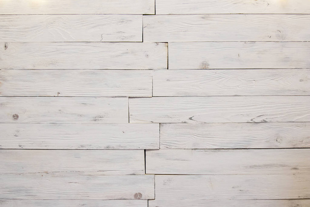 Witte houten planken achtergrond. Lichte achtergrond of textuur voor uw ontwerp - Foto, afbeelding