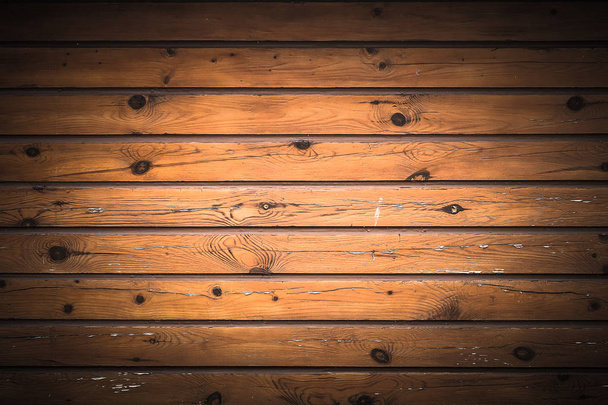 Wooden painted rustic texture for background. Rough weathered wooden board. Toned. - Photo, Image