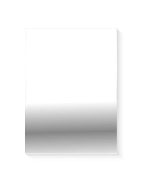 Lap fehér színátmenetes árnyék - Vektor, kép