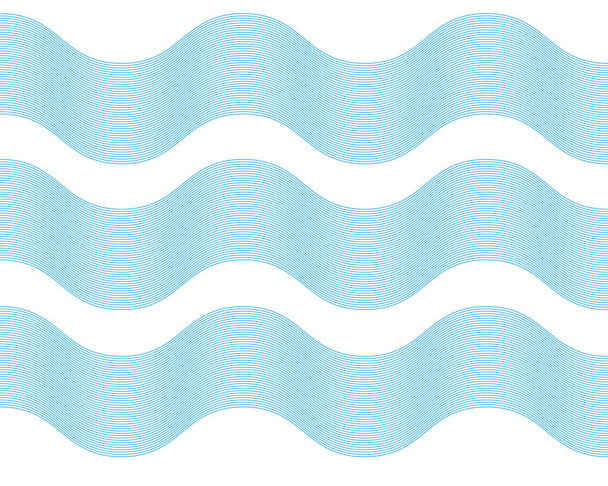 Вектор ілюстрації хвильової лінії
  - Вектор, зображення