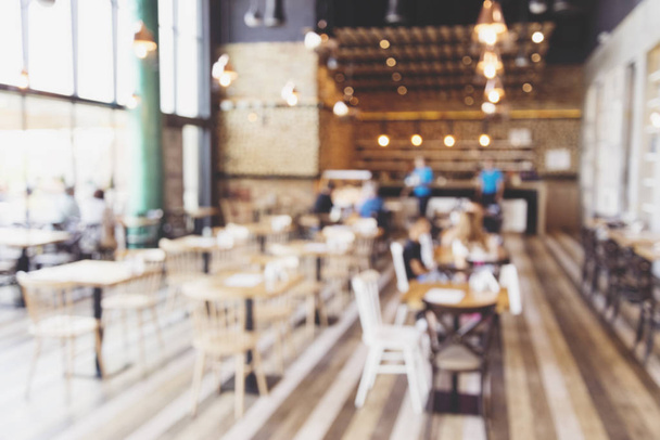 blur restaurant background, toned image - Fotó, kép