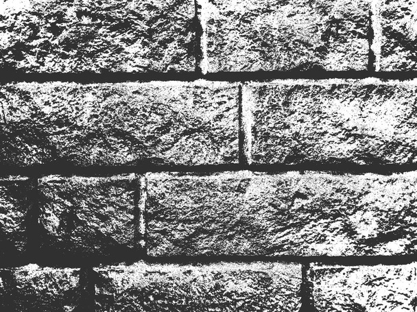 Distress old brick wall texture. EPS8 vector. - Vector, Image