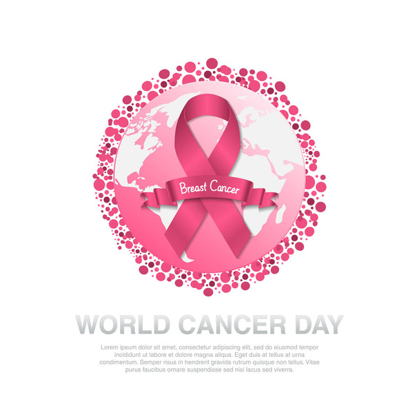 World cancer day February 4th background - Photo, Image