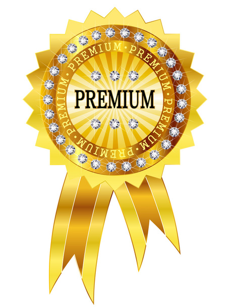 Emblème de médaille cadre Premium
 - Vecteur, image