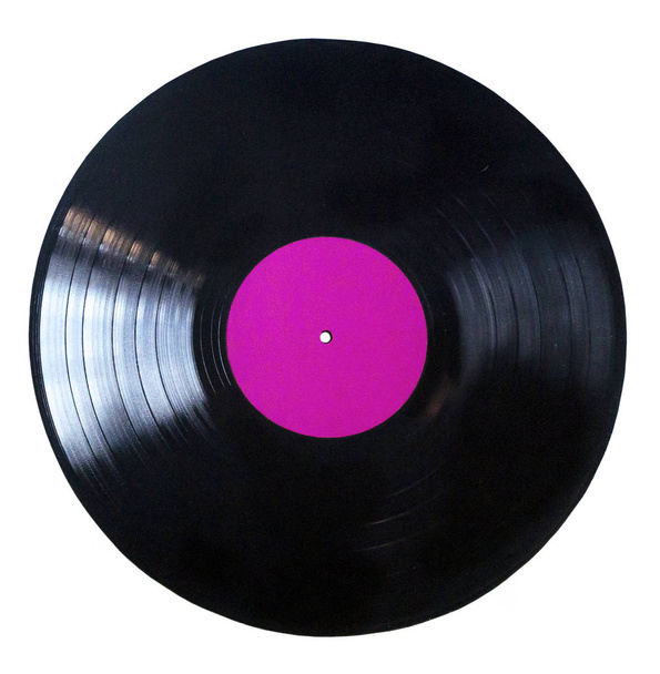 Disque vinyle noir album lp
 - Photo, image