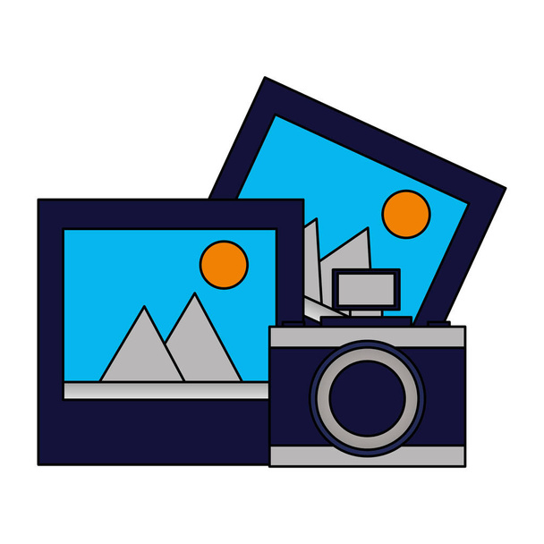 photography camera device pictures - Vector, Image