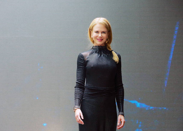 Australian actress Nicole Kidman poses at a press conference for her movie, Grace of Monaco, during the 17th Shanghai International Film Festival in Shanghai, China, 15 June 2014. - Valokuva, kuva