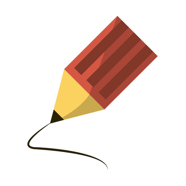 Bleistift-Zeichensymbol - Vektor, Bild
