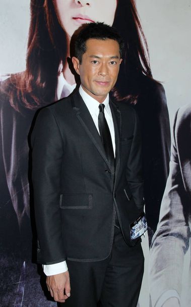 Hong Kong actor Louis Koo poses at the premiere for his new movie, Z Storm, in Hong Kong, China, 5 June 2014.    - Foto, Imagem