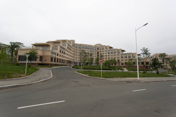 August, 2013 - Vladivostok, Russia - Far Eastern Federal University on the island of Russian - 写真・画像