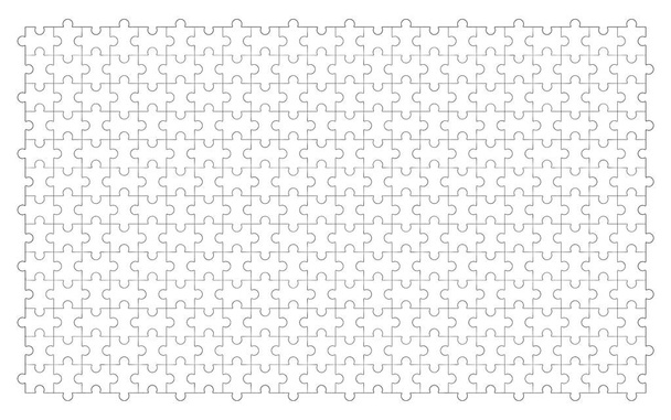 Kirakós játék sablon vázlat, a stratégia és a megoldás üzleti koncepció, fehér alapon mintás textúra. Absztrakt illusztráció - Fotó, kép