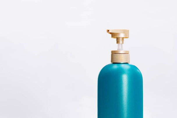 hair shampoo conditioner bottle on white background. Beauty And Body Care Concept - 写真・画像