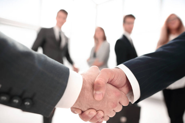 close up. handshake business partners - Foto, imagen