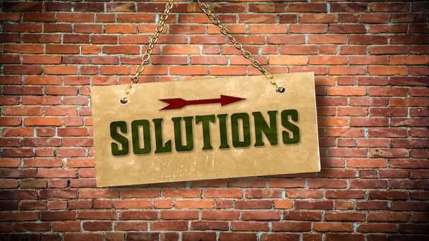 Street Sign to Solutions - Photo, Image