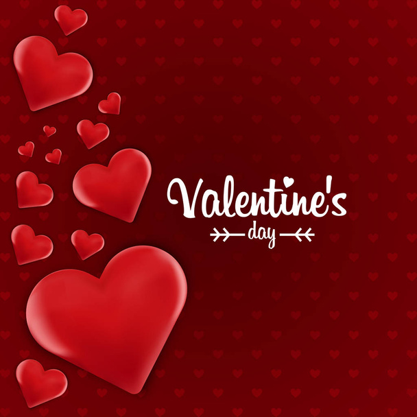 Valentine Abstract Background vector illustration  - Vecteur, image