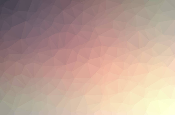 Illustration des abstrakten orangen horizontalen Low-Poly-Hintergrunds. Schöne Polygon-Muster. Nützlich für Ihre Bedürfnisse.  - Foto, Bild