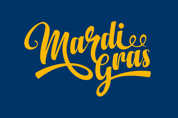 Mardi Gras text - ベクター画像