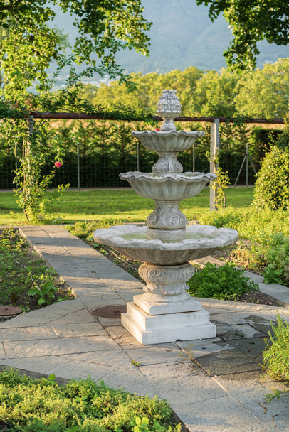 Винтажный садовый фонтан
 - Фото, изображение