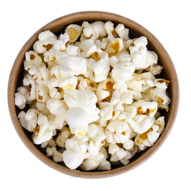 Белый и глазированный попкорн
 - Фото, изображение