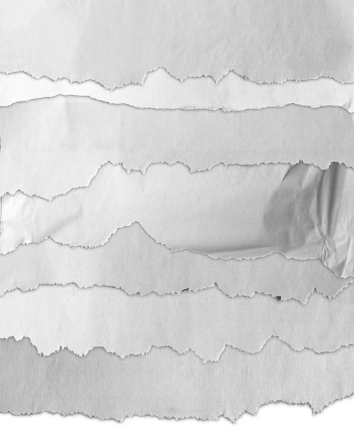 Torn newspaper edges overlapping background - Photo, Image