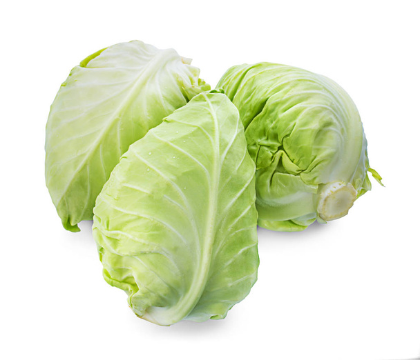 cabbage on white background - Fotó, kép