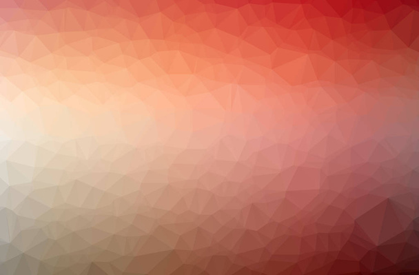 Illustration of abstract Red horizontal low poly background. Beautiful polygon design pattern. Useful for your needs.  - Photo, Image