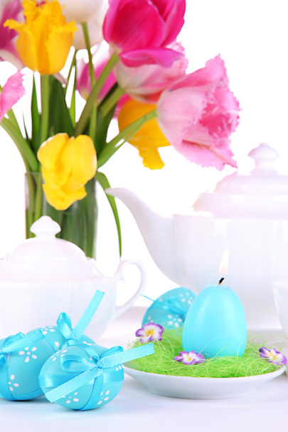 Place setting for Easter close up - Foto, immagini