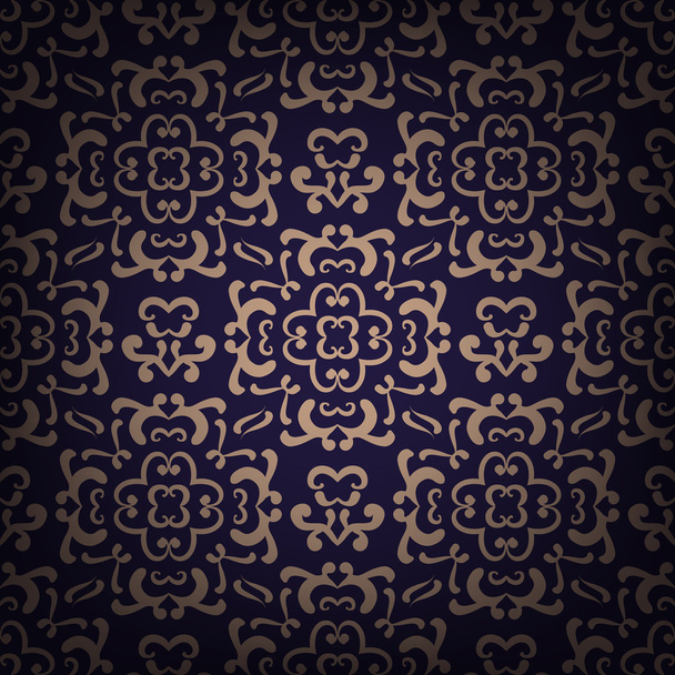 Patrón de damasco ornamental
 - Vector, imagen