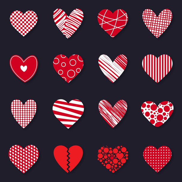 valentines day holiday greeting card - Vector, afbeelding