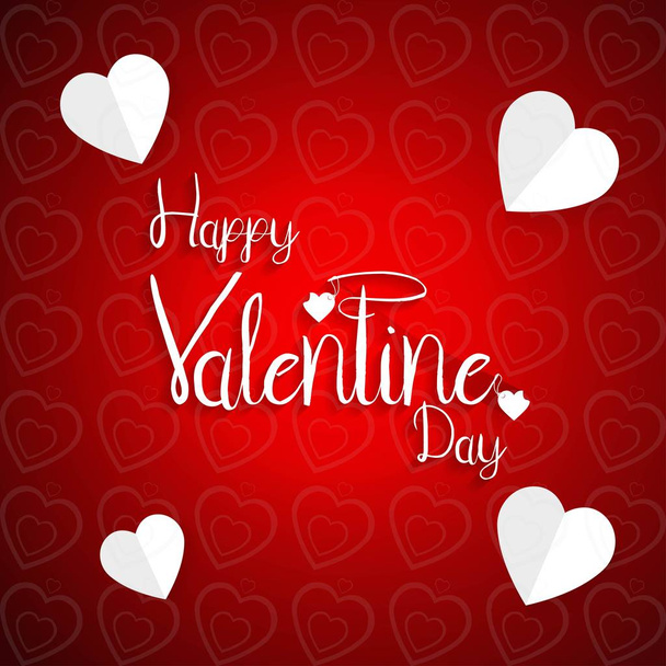 valentines day holiday greeting card - Διάνυσμα, εικόνα