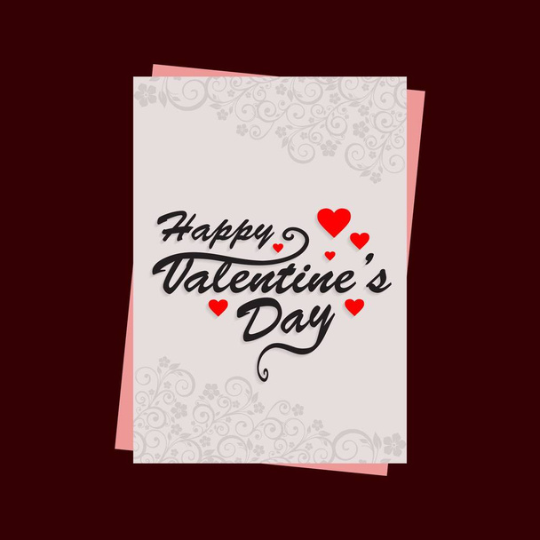 valentines day holiday greeting card - Vettoriali, immagini