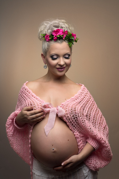 Zwangere vrouw - Foto, afbeelding
