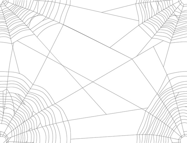 павутинна мережа ізольована на білих кутах
 - Вектор, зображення