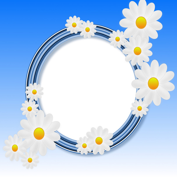 designer background with the flowers of white color - Fotoğraf, Görsel