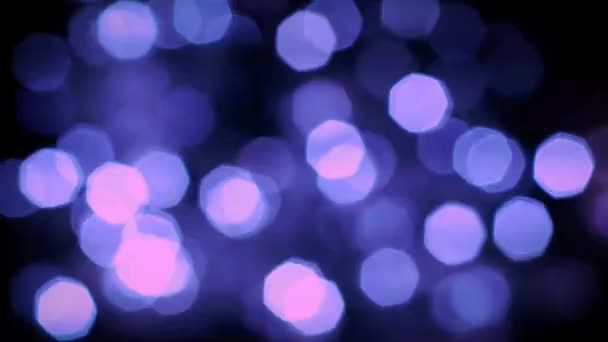 Bokeh púrpura luces de fondo
 - Metraje, vídeo