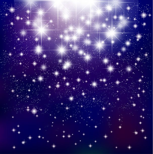 Fondo cielo noche estrella universo
 - Vector, Imagen