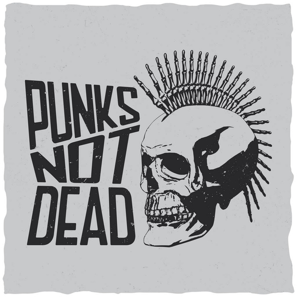 Punk zene poszter - Vektor, kép